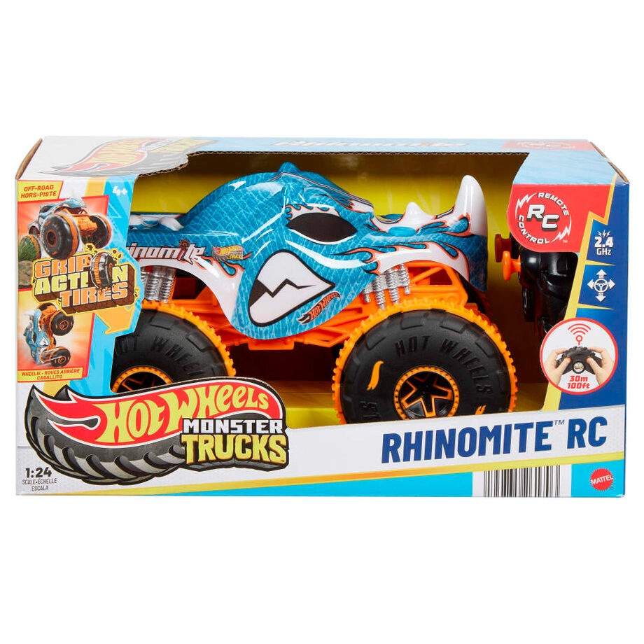 Hot Wheels Monster Trucks Rhinomite radiostyret bil