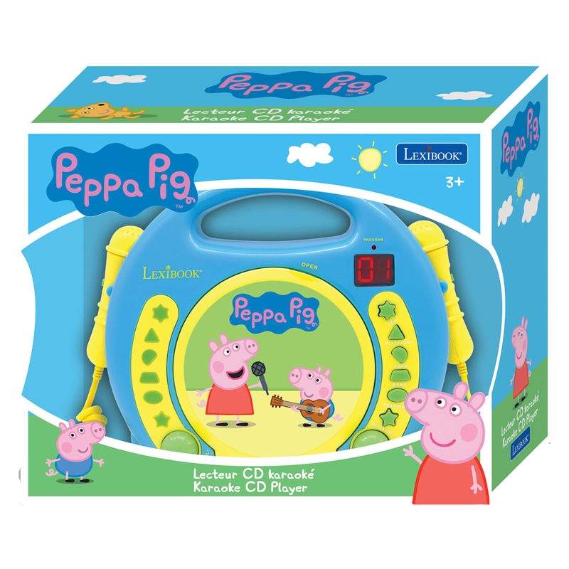Peppa Pig CD-soitin mikrofoneilla