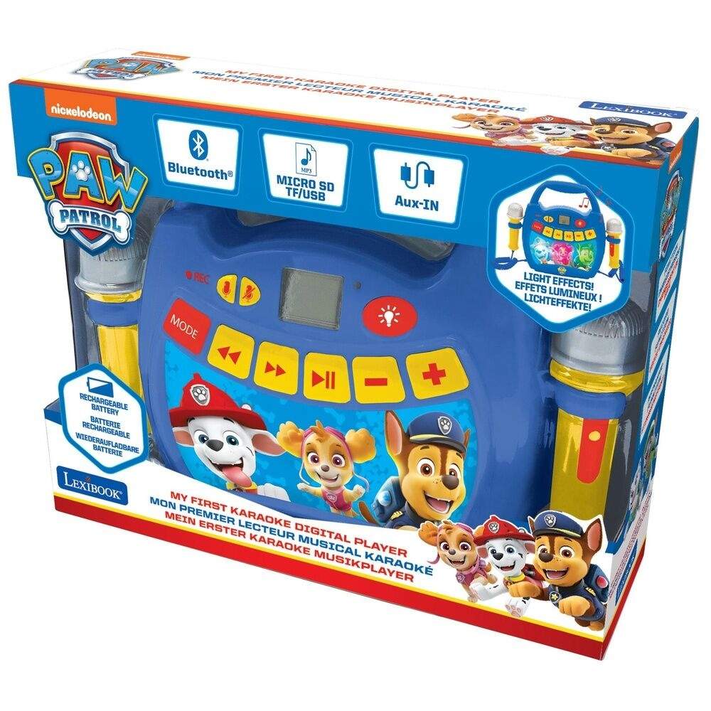 Paw Patrol bærbar karaoke musikafspiller