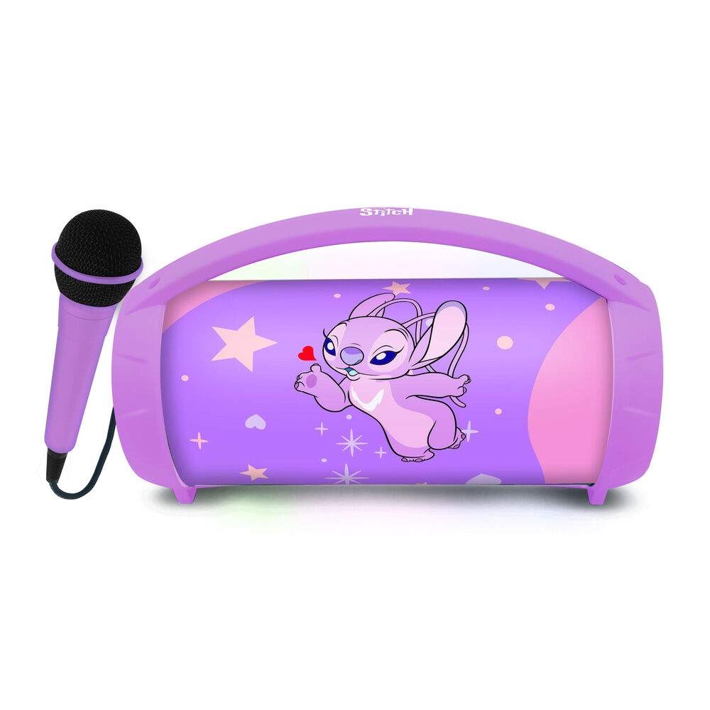 Disney Stitch Valaistu Enkeli Bluetooth-kaiutin + Mikrofoni