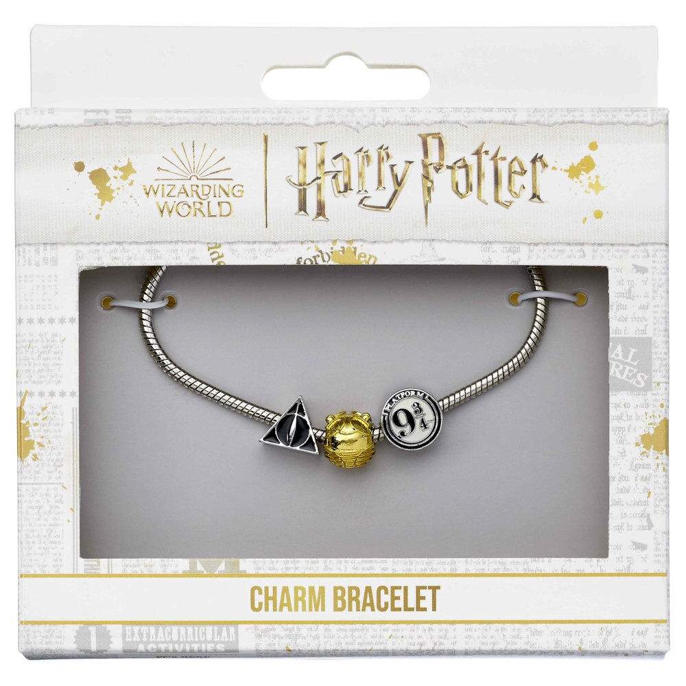 Harry Potter sølvarmbånd med charms