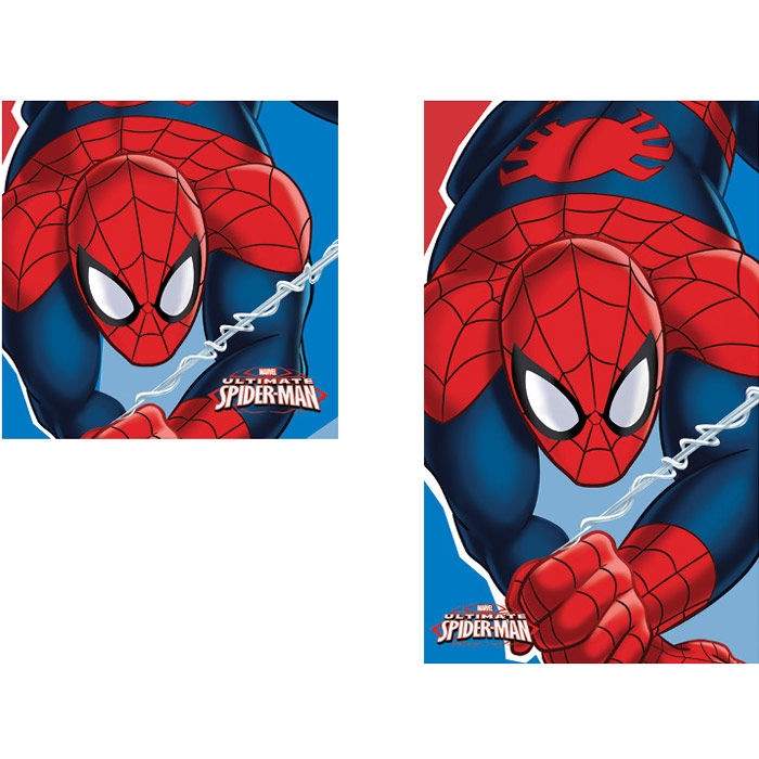 Spiderman hånd-ansigt mikrofiber håndklædesæt