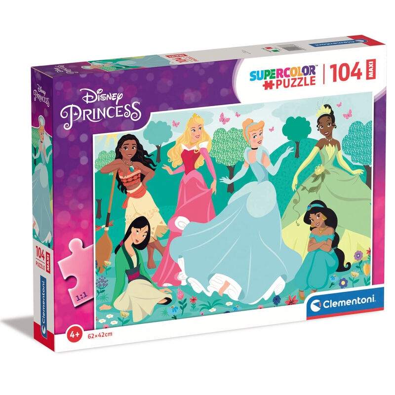 Disney Prinsesse Maxi Puslespil 104 brikker