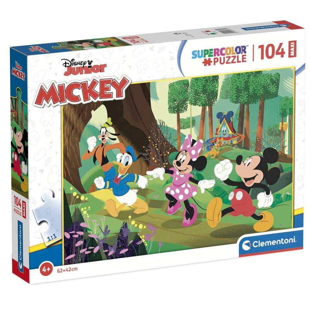 Disney Mickey Maxi Puslespil 104 brikker