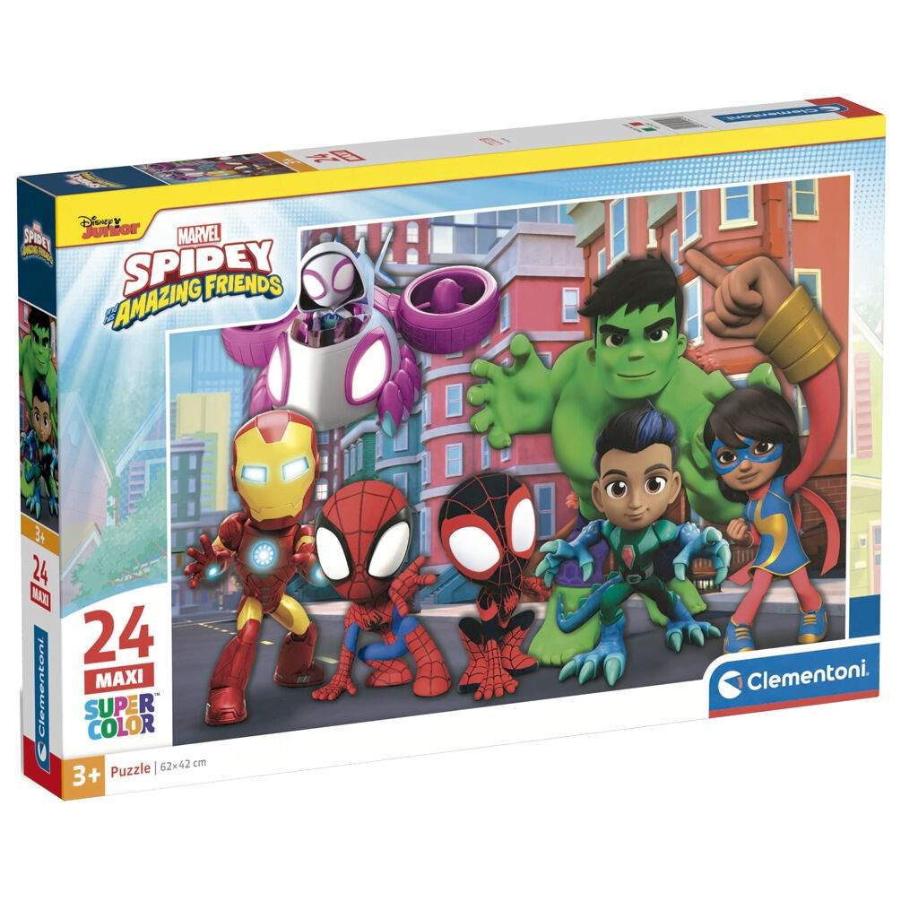 Marvel Spidey og hans fantastiske venner maxi puslespil 24 brikker