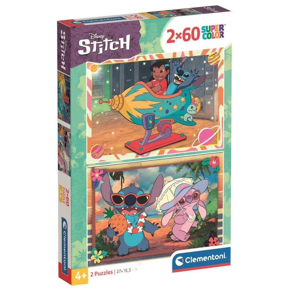 Disney Stitch puslespil 2 x 60 brikker