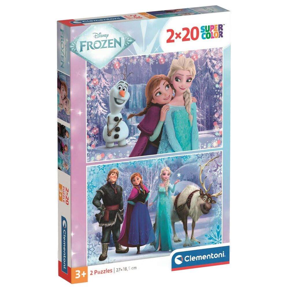 Disney Frost 2 puslespil 2x20 brikker