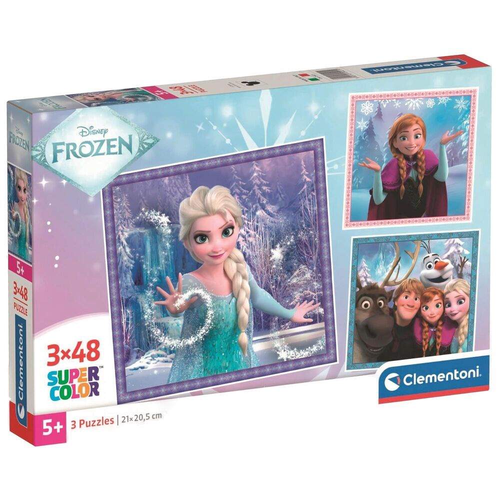 Disney Frost puslespil 3 x 48 brikker