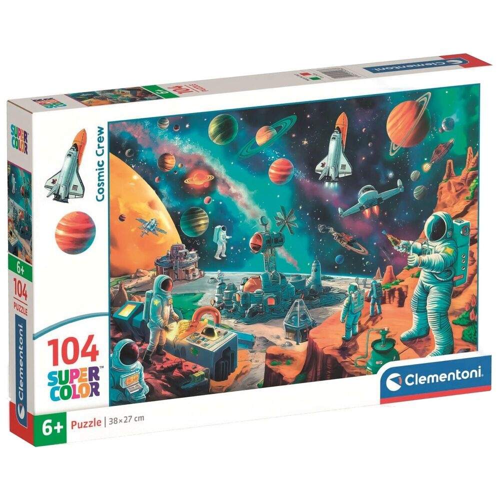 Kosmisk Crew-puslespil 104 brikker