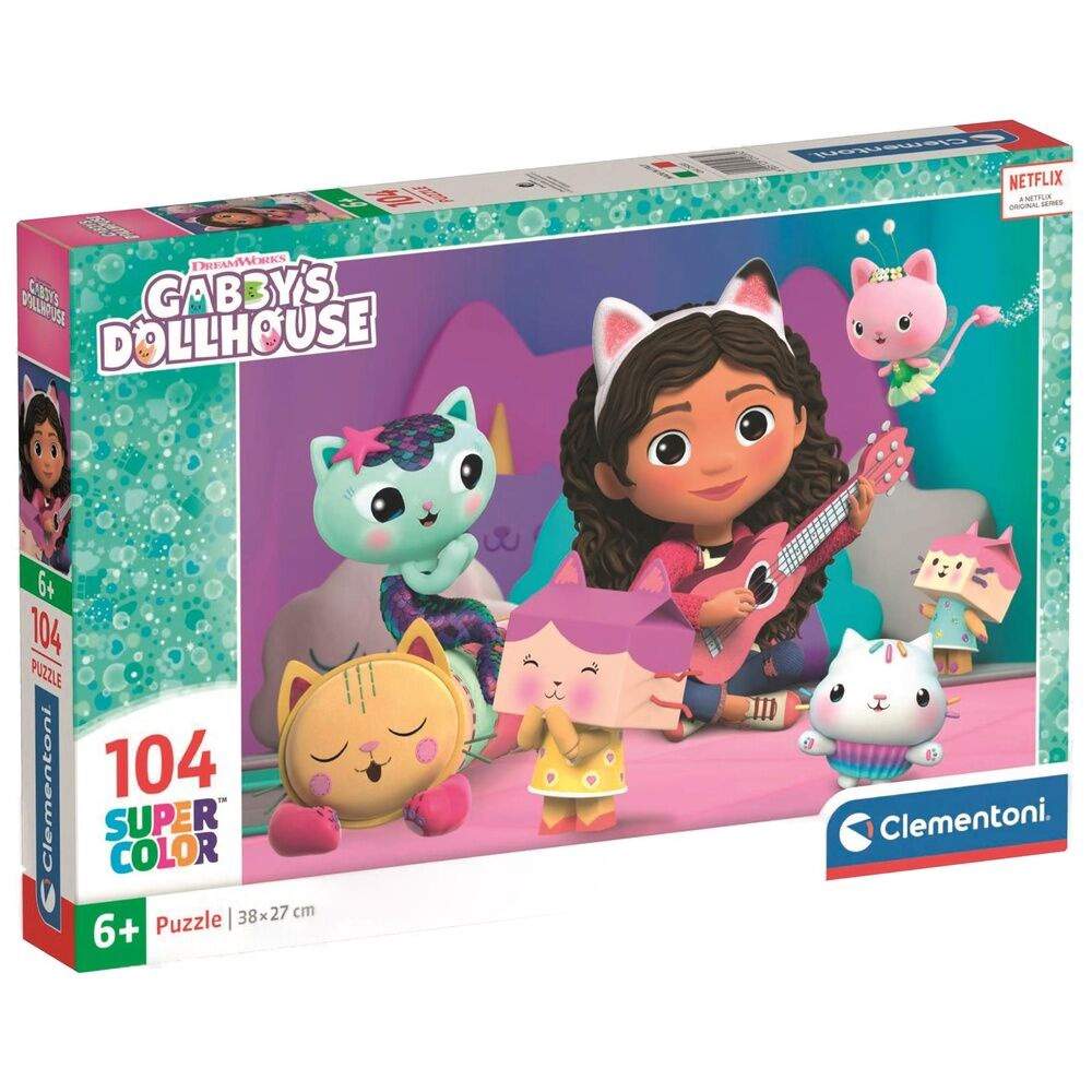 Gabbys Dukkehus Puslespil 104 brikker