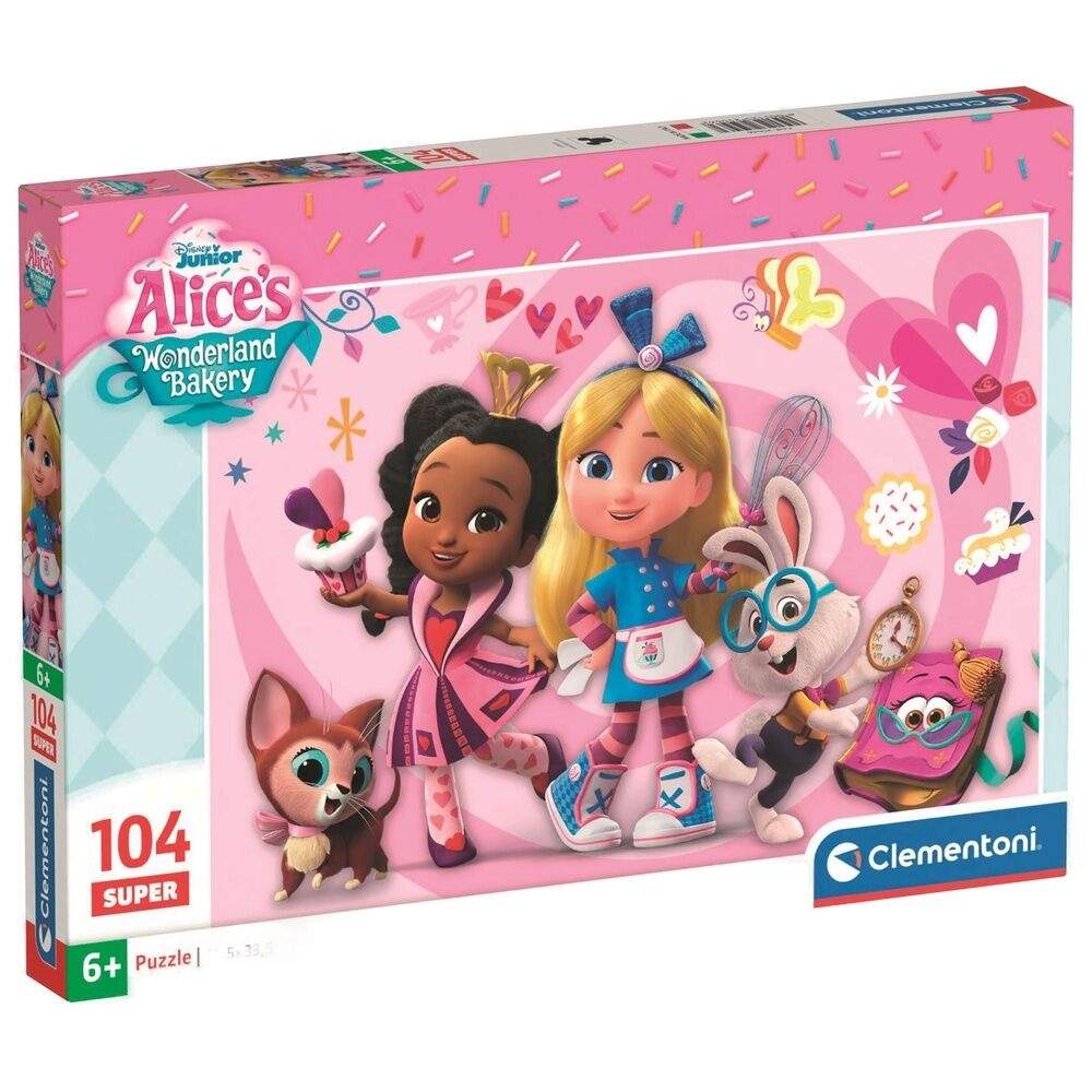 Disney Alice Bageri superpuslespil 104 brikker