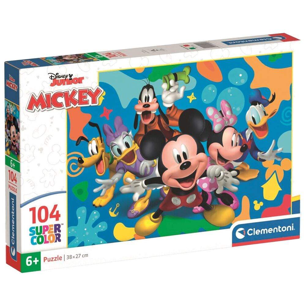 Disney Mickey og venner puslespil 104 brikker