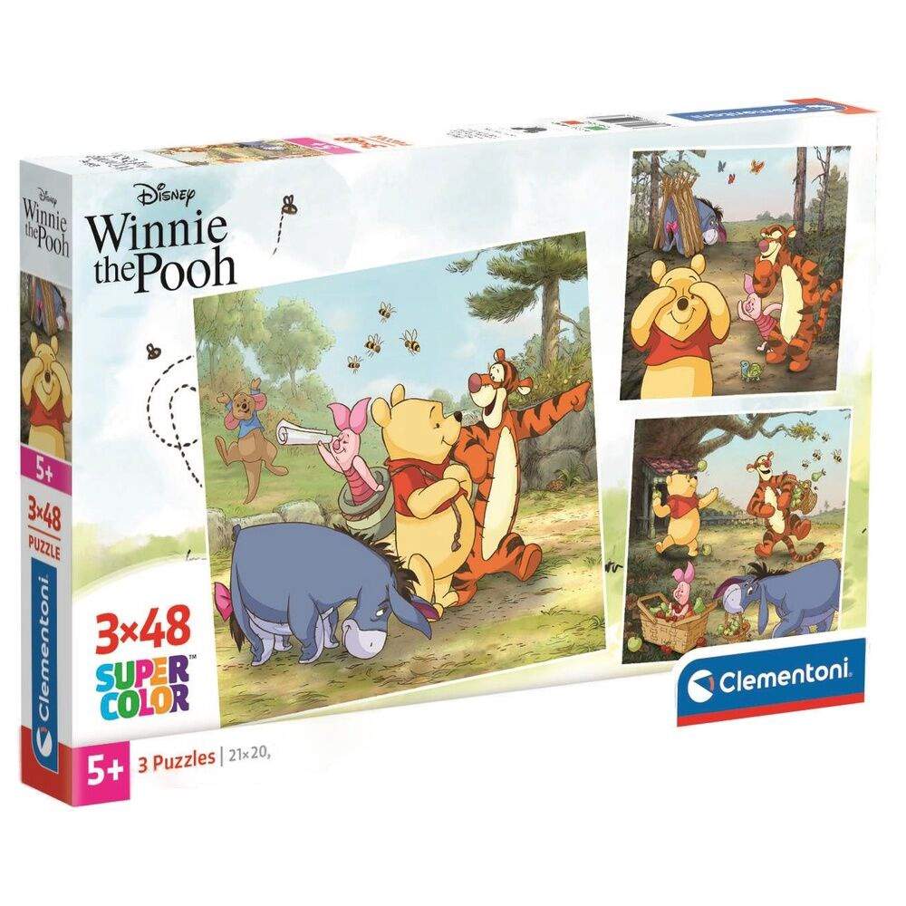 Disney Nalle Puh pussel 3x48 bitar | Hem & Hobby | Pryloteket