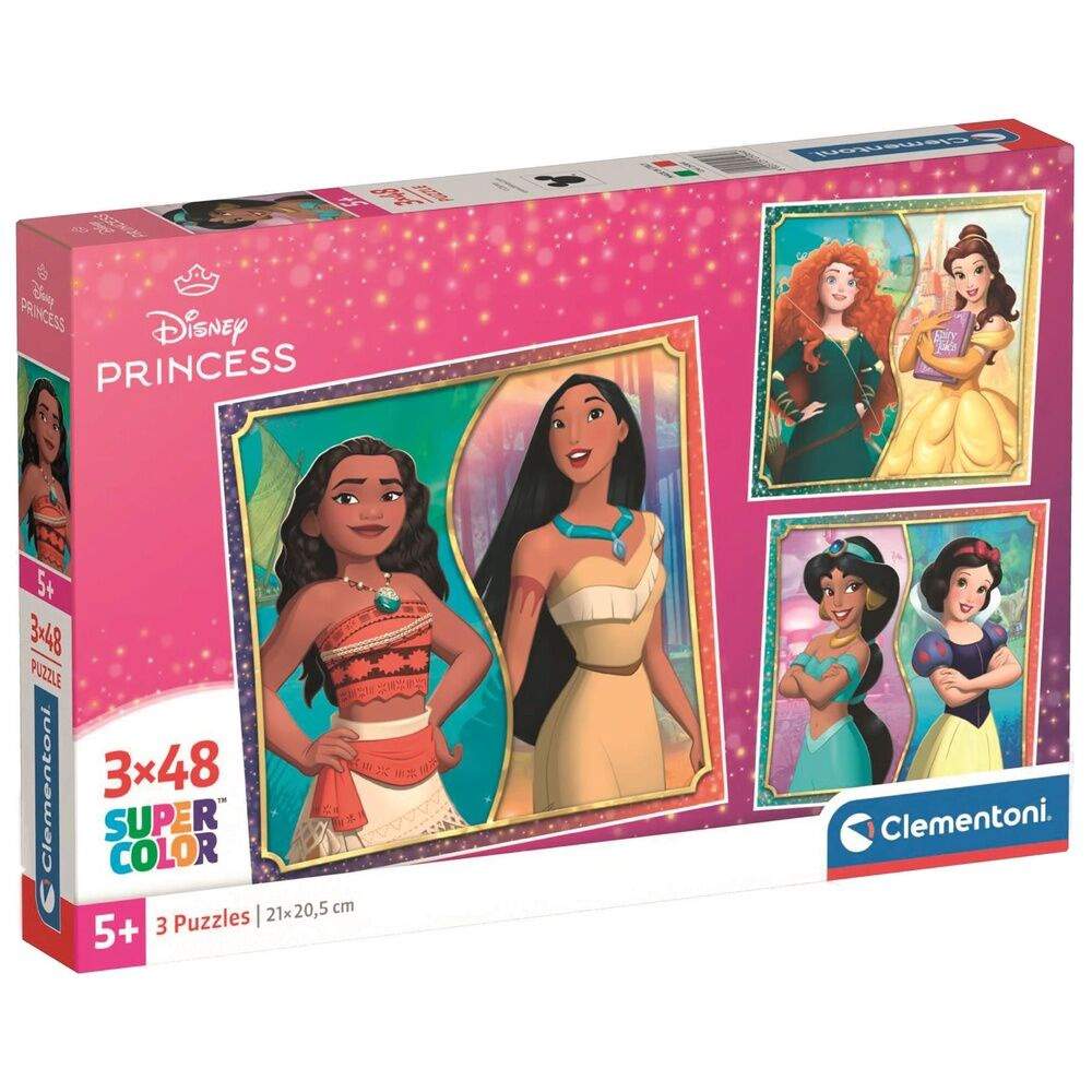 Disney Prinsessor Pussel 3x48 bitar | Hem & Hobby | Pryloteket
