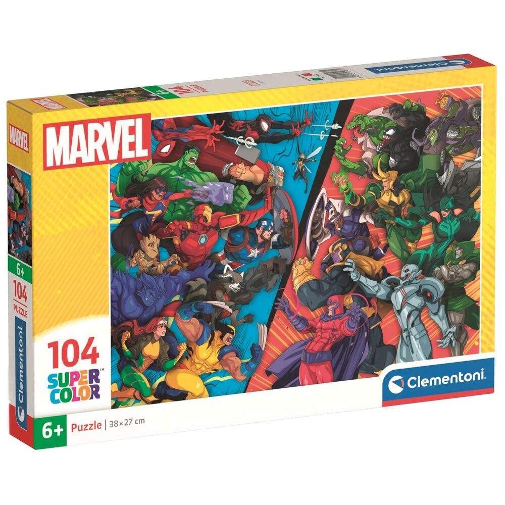 Marvel Heroes vs. Villains pussel 104 bitar | Hem & Hobby | Pryloteket