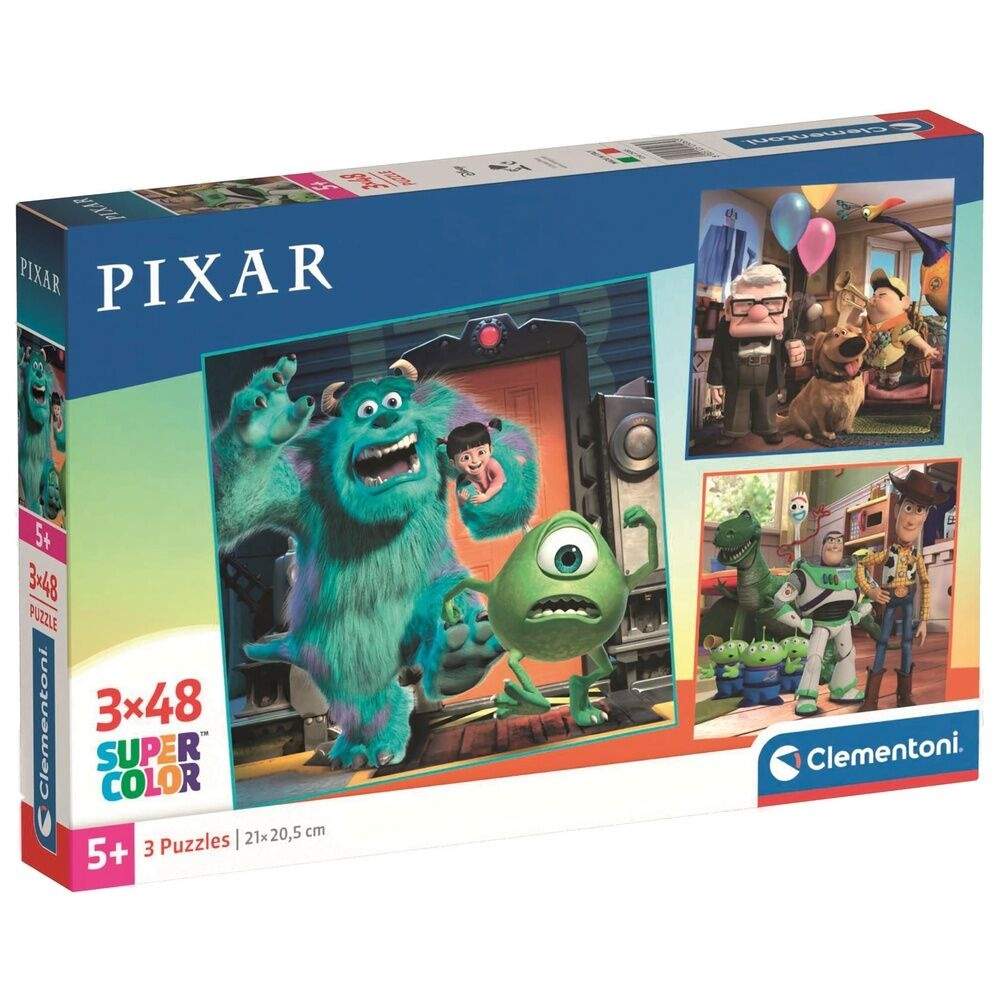 Disney Pixar pussel 3x48 bitar | Hem & Hobby | Pryloteket