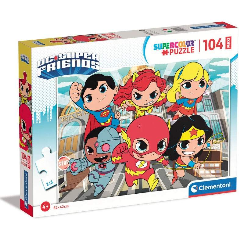 DC Comics Suprefriends maxipussel 104 bitar | Hem & Hobby | Pryloteket