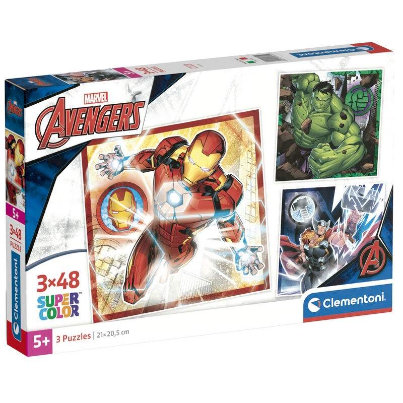 Marvel Avengers-pussel 3x48 bitar | Hem & Hobby | Pryloteket