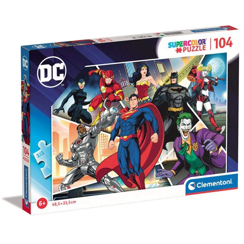 DC Comics Superhjältar Pussel 104 bitar | Hem & Hobby | Pryloteket