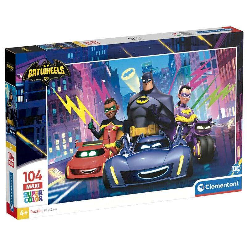 DC Comics Batwheels maxi puslespil 104 brikker