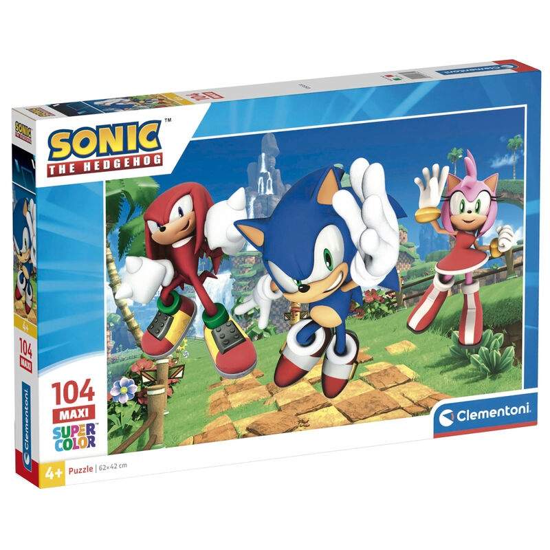 Sonic the Hedgehog maxi puslespil 104 brikker