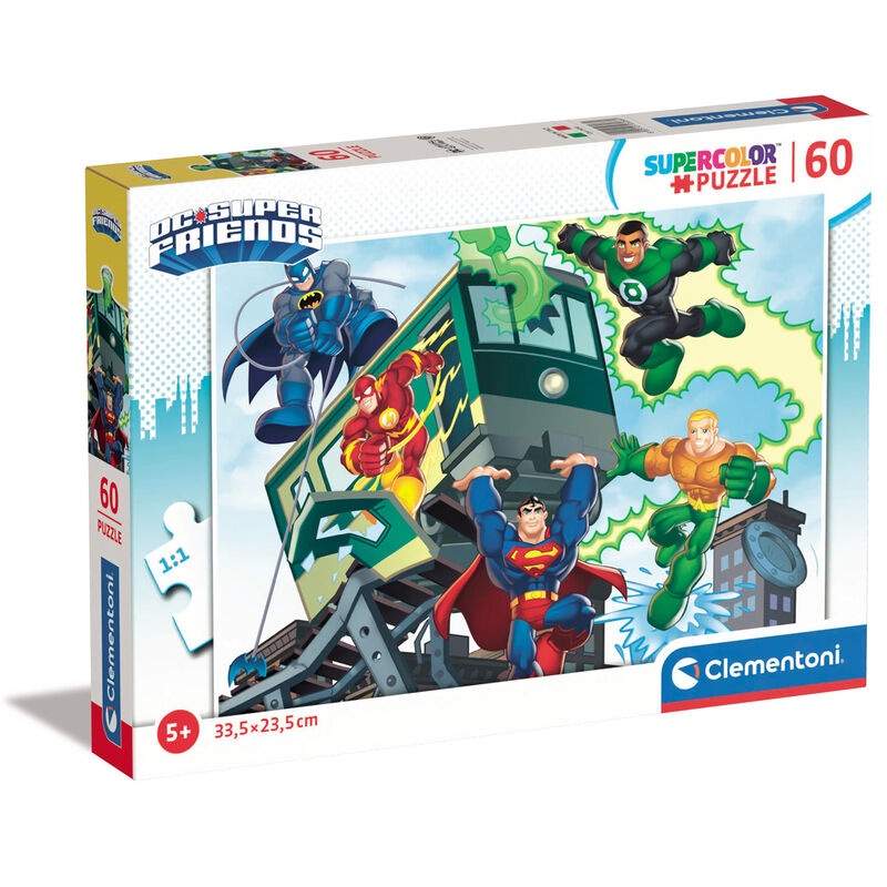 DC Comics Super Friends puslespil 60 brikker