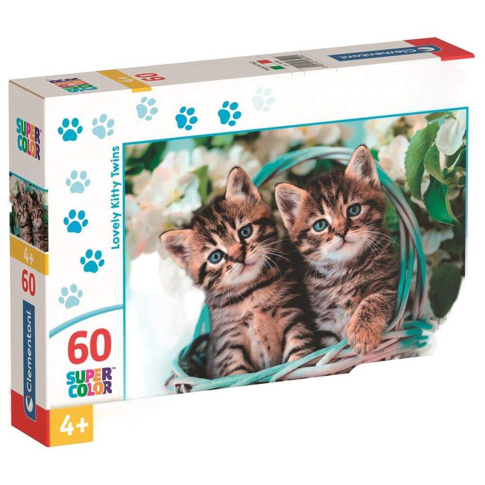 Härliga kattunge tvillingar pussel 60 bitar | Hem & Hobby | Pryloteket