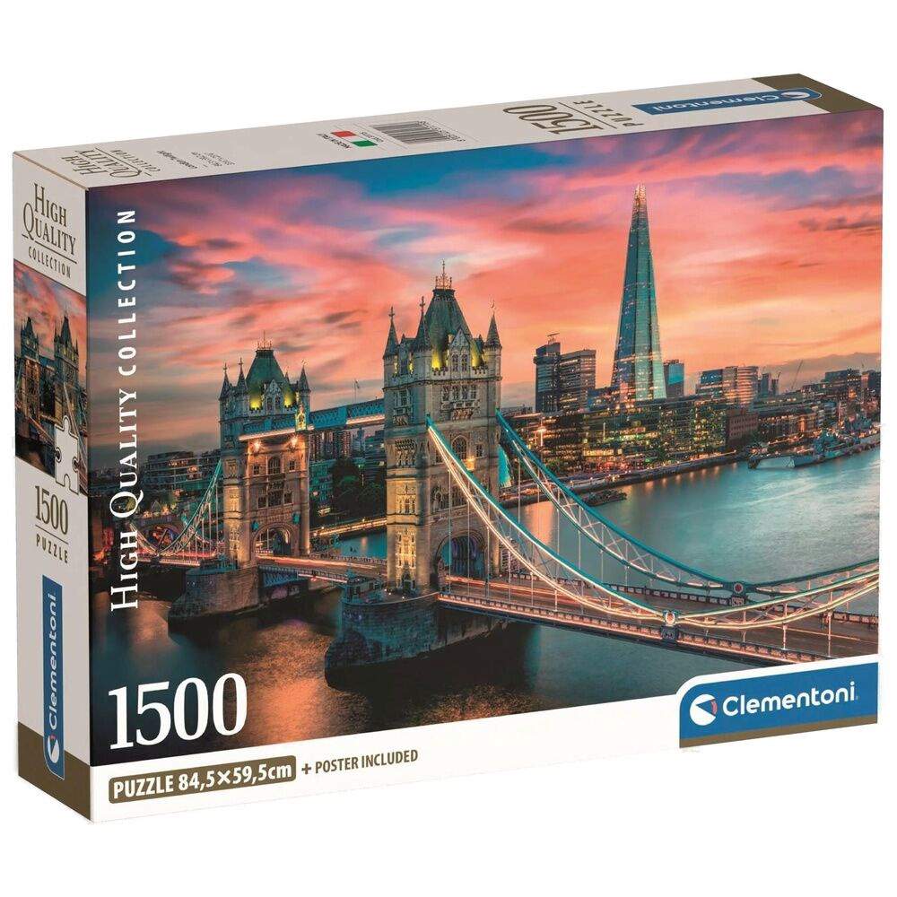 Høj kvalitet London Twilight puslespil 1500 brikker
