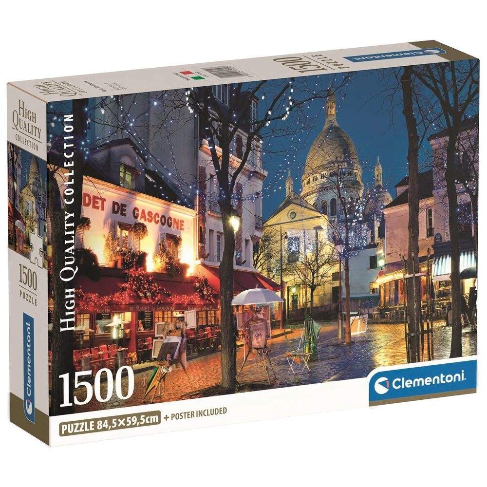 Høj kvalitet Paris Montmartre puslespil 1500 brikker