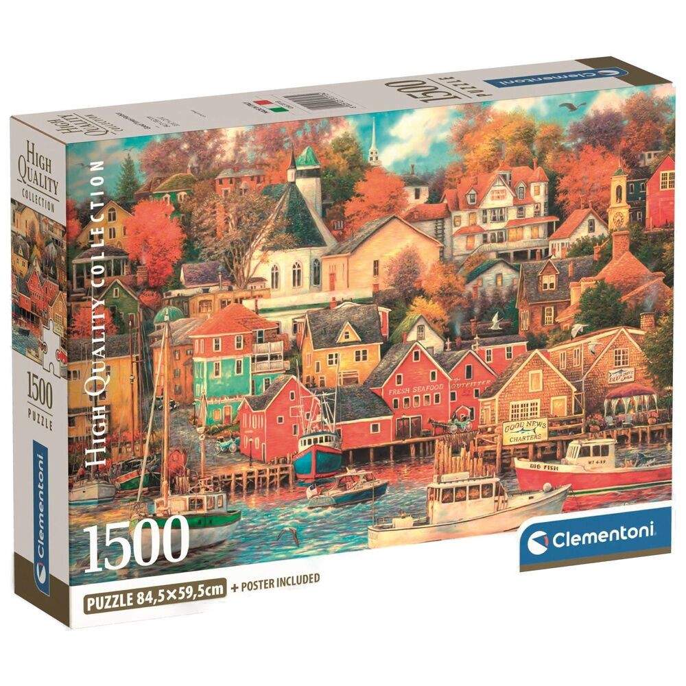 Högkvalitativt Good Times Harbor-pussel 1500 bitar | Hem & Hobby | Pryloteket