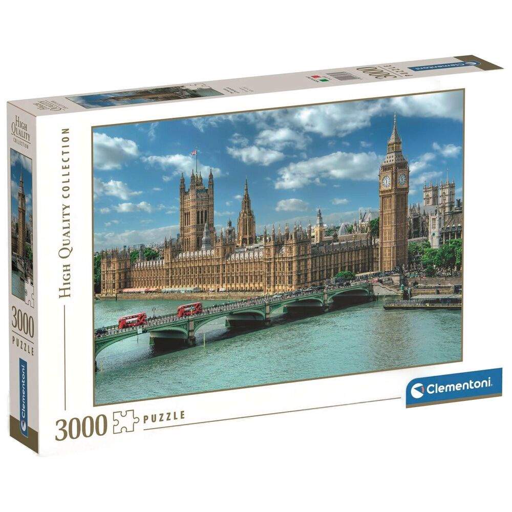 Høj kvalitets puslespil med Houses of Parliament, 3000 brikker