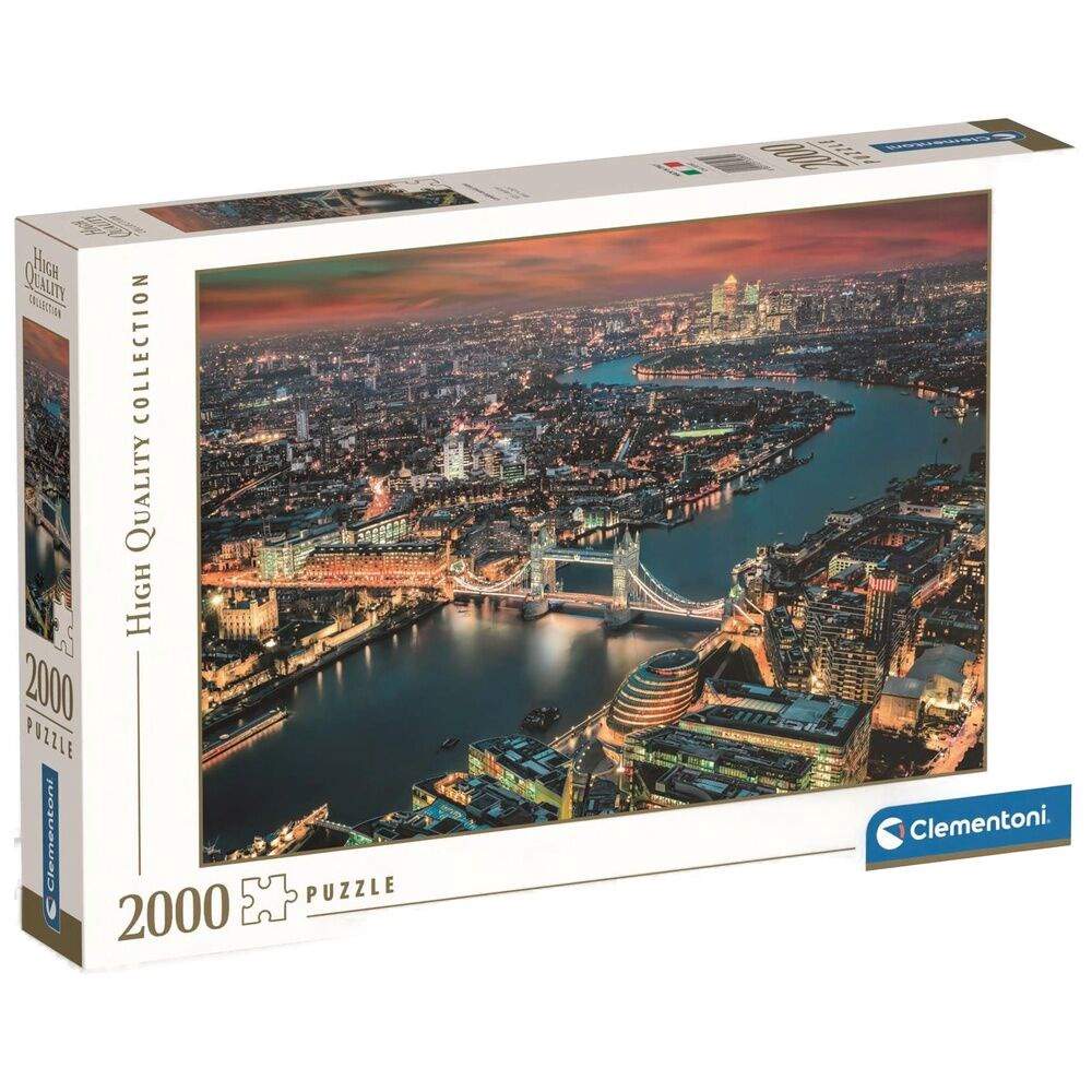 Høj kvalitets puslespil med udsigt over London, 2000 brikker