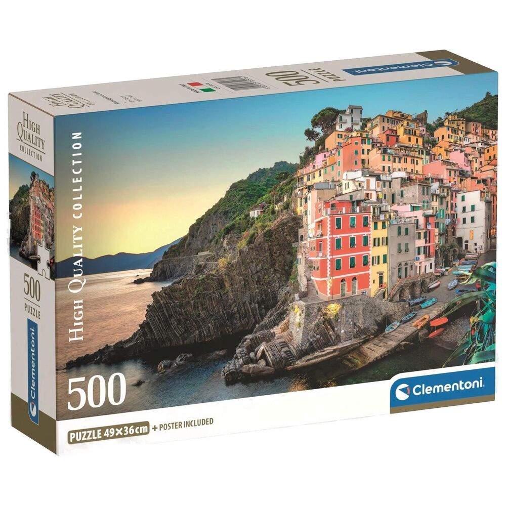 Högkvalitativt Riomaggiore-kustenpussel 500 bitar | Hem & Hobby | Pryloteket