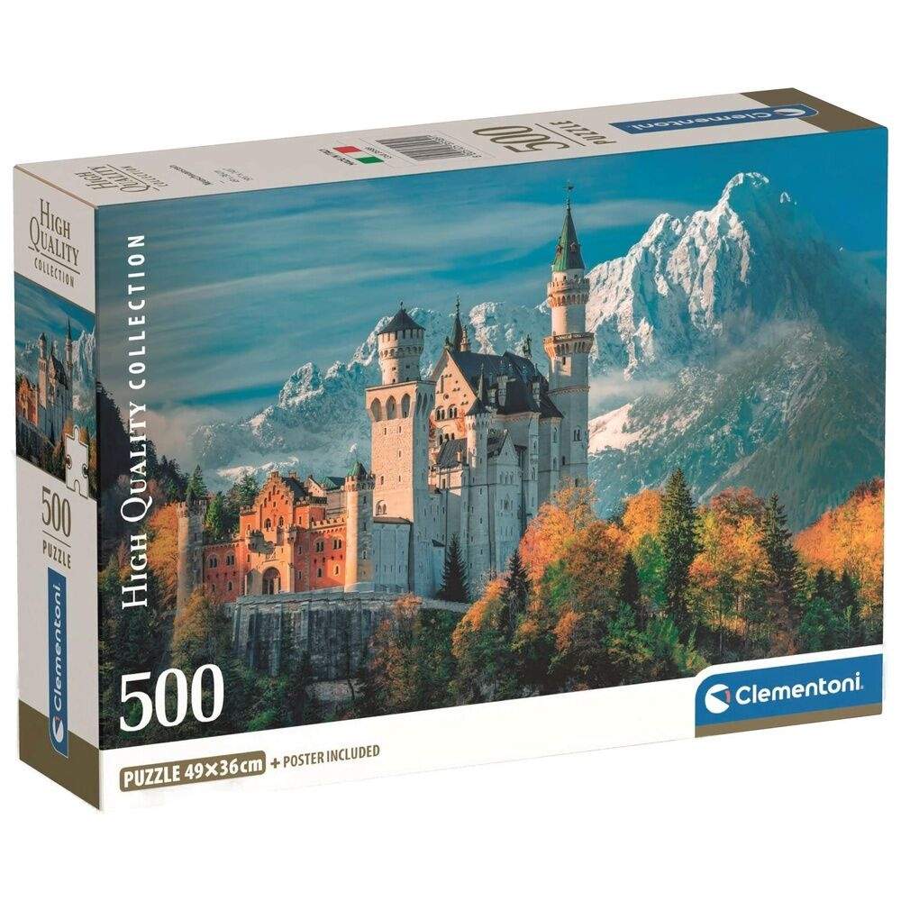 Högkvalitativt pussel med slottet Neuschwanstein 500 bitar | Hem & Hobby | Pryloteket