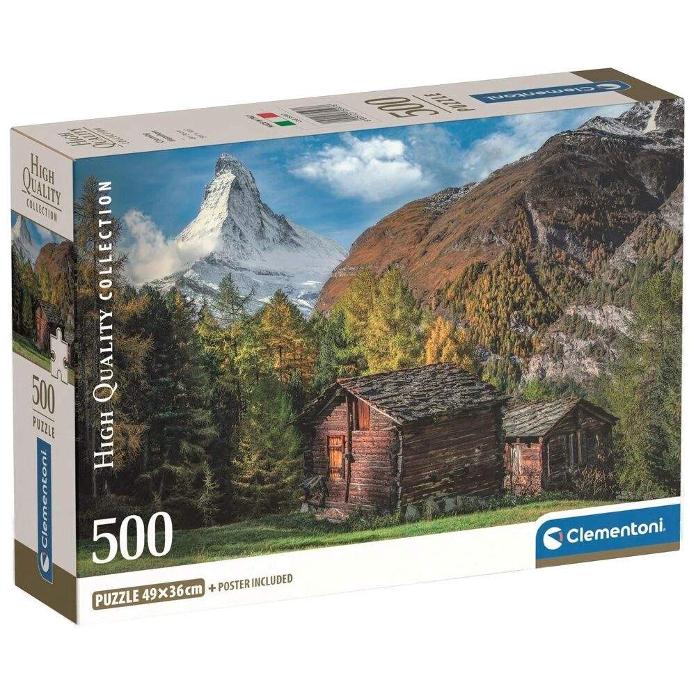 Högkvalitativt charmigt Matterhorn-pussel 500 bitar | Hem & Hobby | Pryloteket