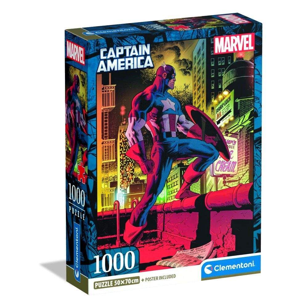 Marvel Captain America puslespil 1000 brikker