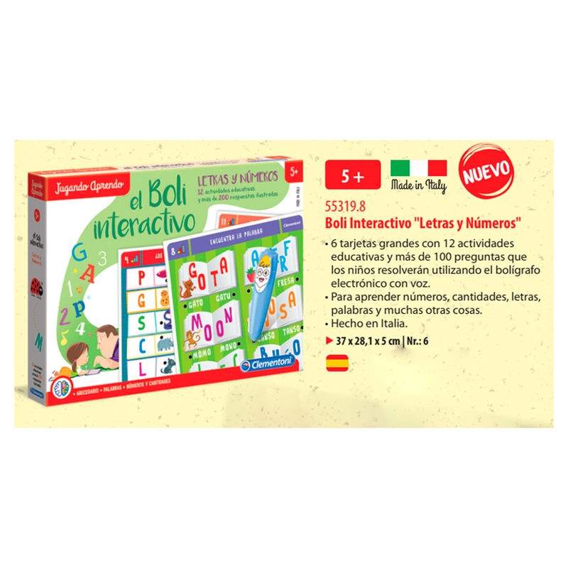 Spanske bogstaver og tal Interaktiv pen