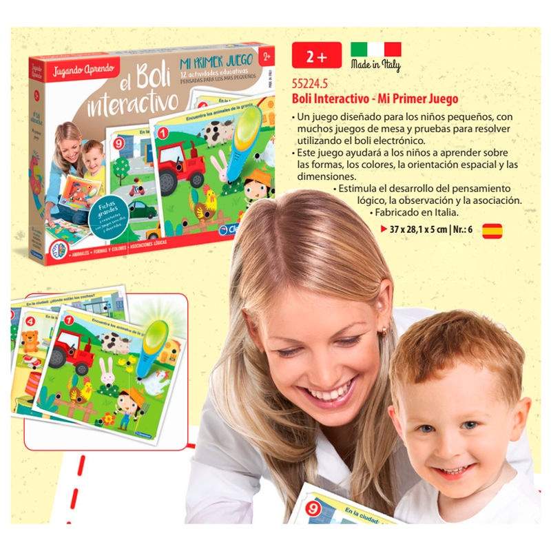 Spansk mit første spil interaktiv pen