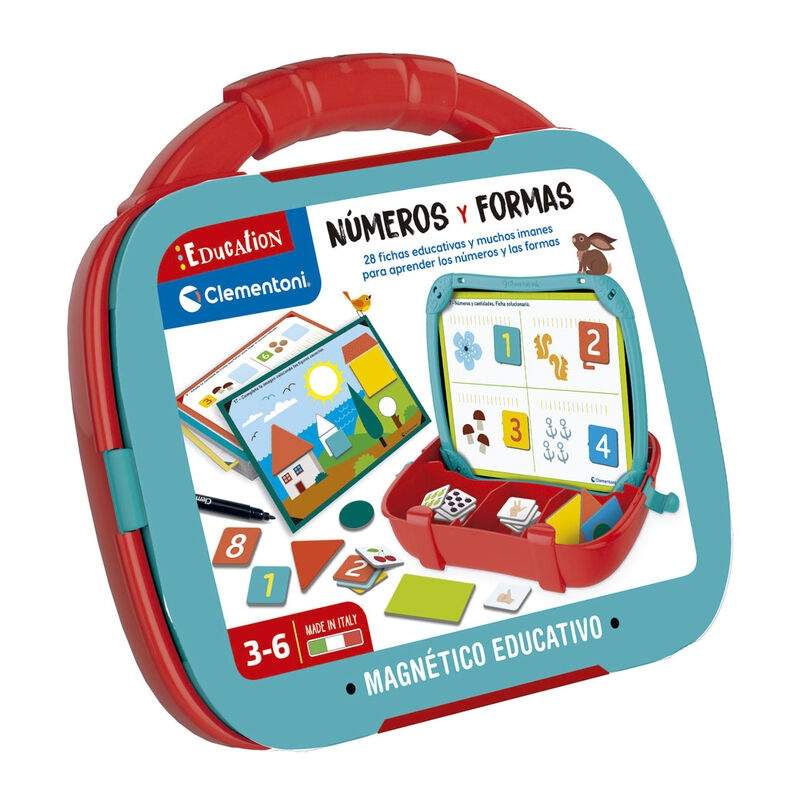 Magnetisk etui til tal og former