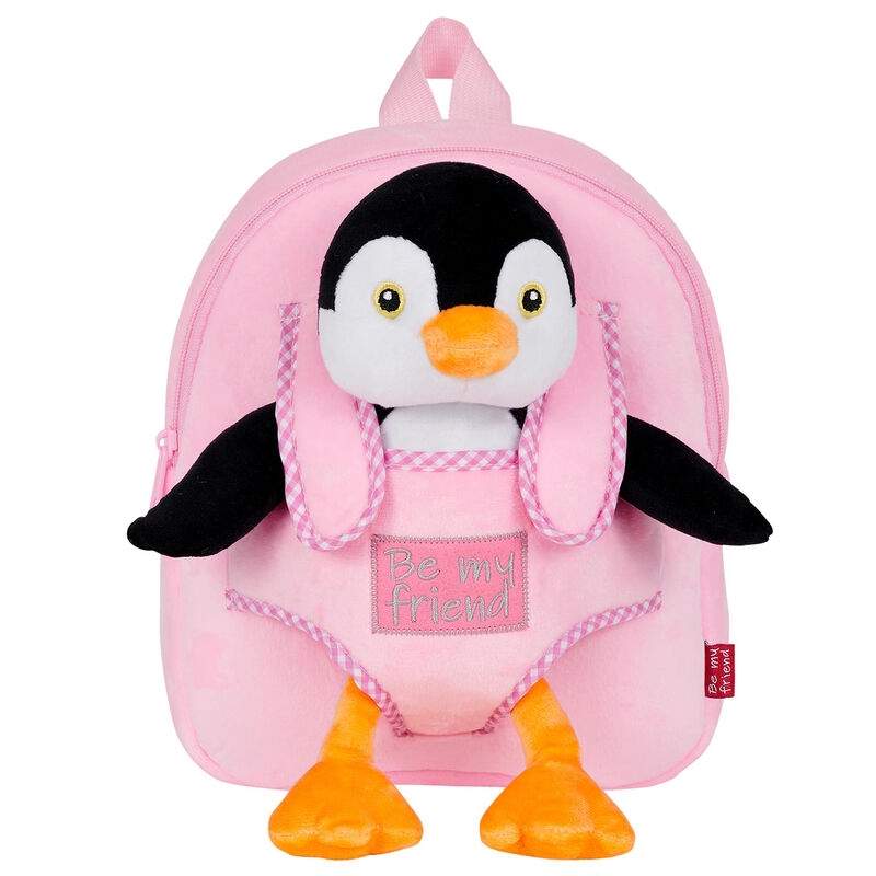 Peggie Penguin vändbar ryggsäck med plyschleksak 27 cm | Hem & Hobby | Pryloteket