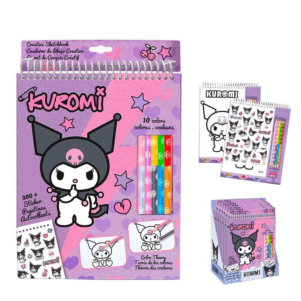 Hello Kitty Kuromi Målarset + Pennor | Hem & Hobby | Pryloteket