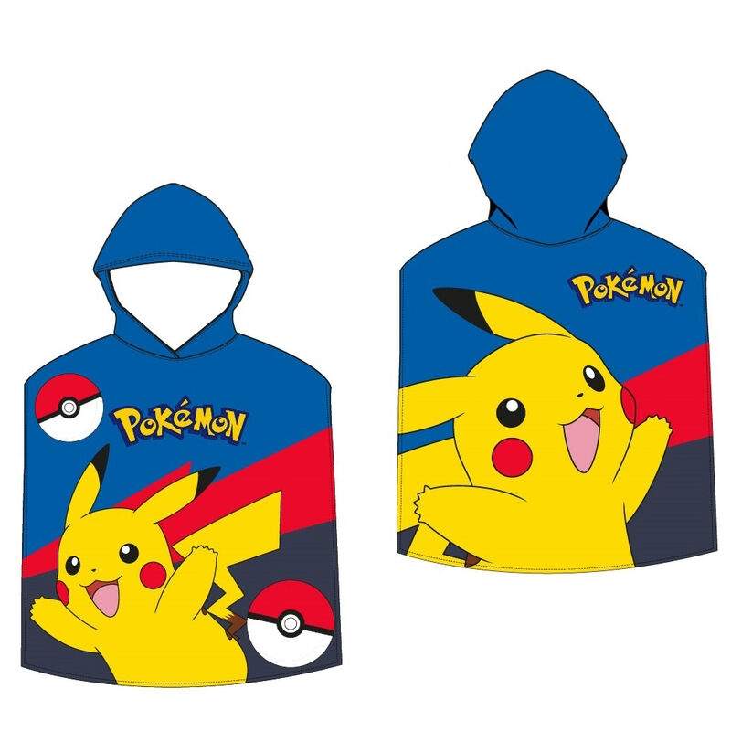 Pokémon mikrofiber poncho handduk | Hem & Hobby | Pryloteket