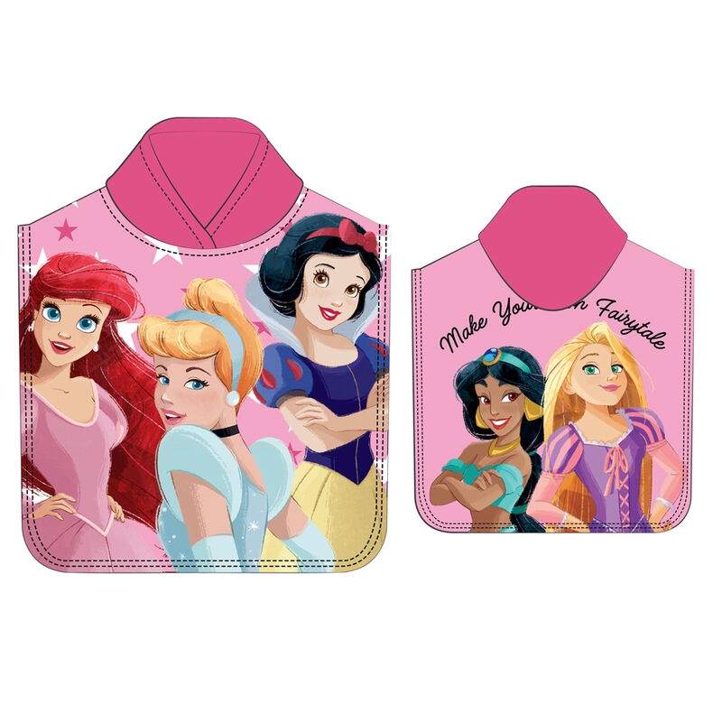 Disney Prinsesse mikrofiber poncho håndklæde