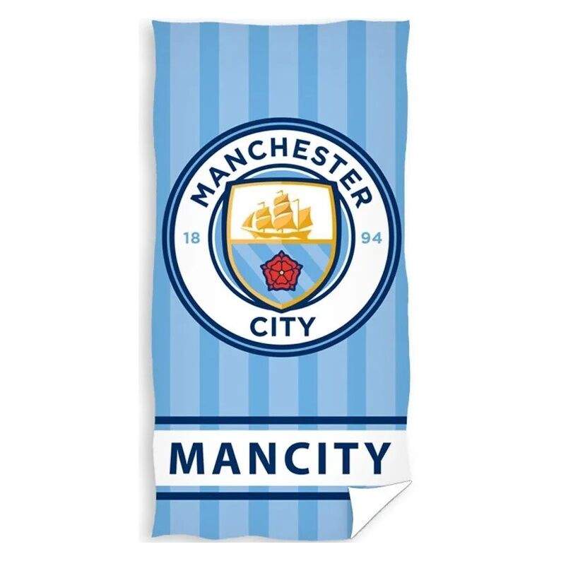 Manchester City bomulds strandhåndklæde