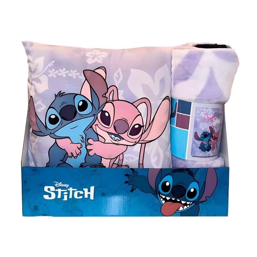 Disney Stitch & Angel polärfilt + kuddset | Hem & Hobby | Pryloteket