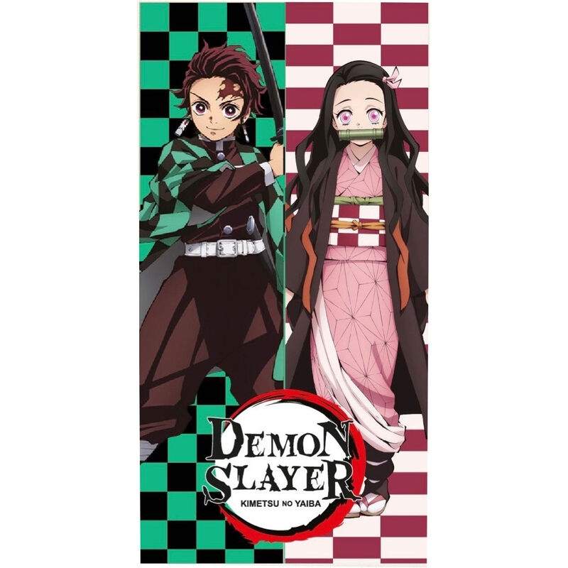 Demon Slayer Kimetsu no Yaiba mikrofiber strandhåndklæde