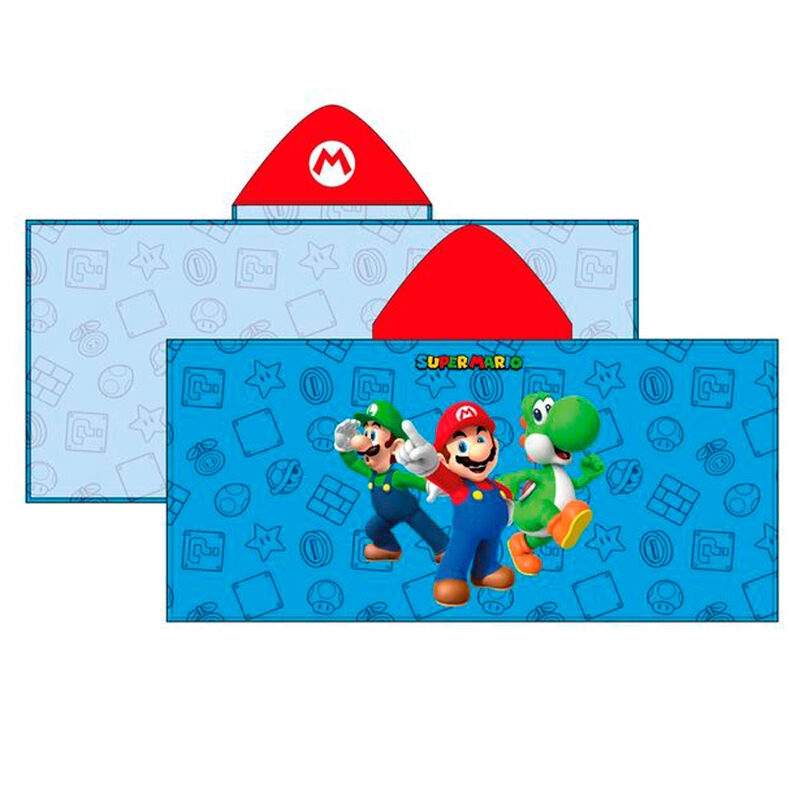 Super Mario Bros mikrofiber ponchohandduk | Hem & Hobby | Pryloteket