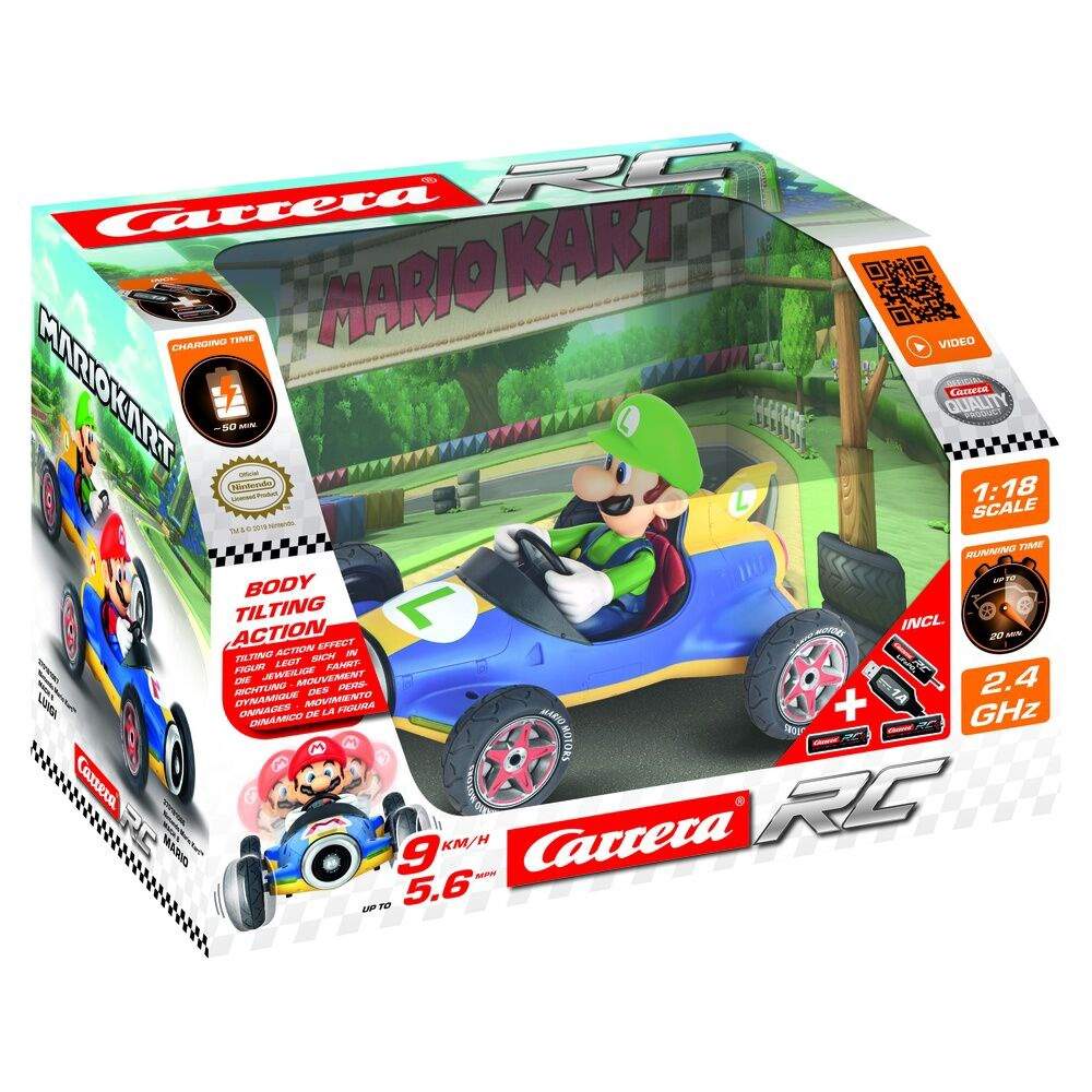 Mario Kart Luigi Radio Control Car | Hem & Hobby | Pryloteket