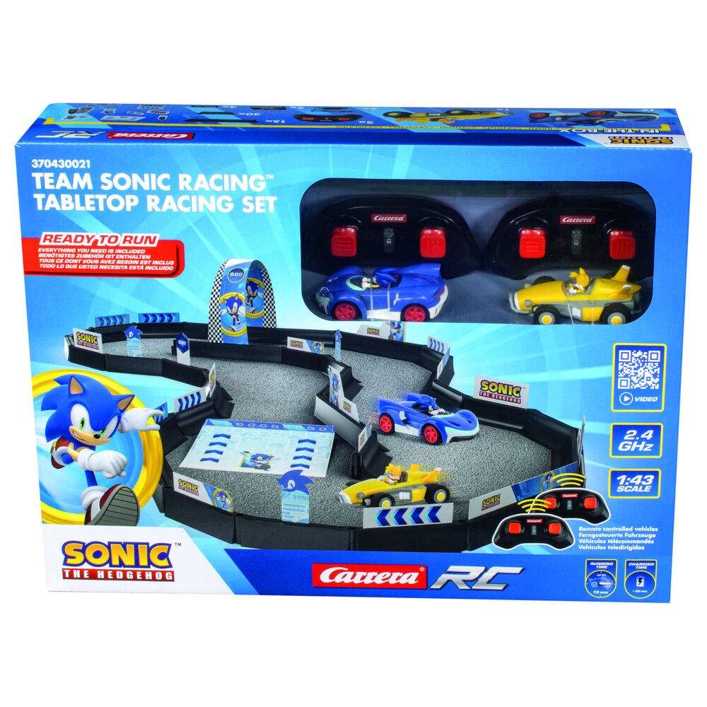 Sonic the Hedgehog Sonic & Tail Mini Radiostyringssæt + spor