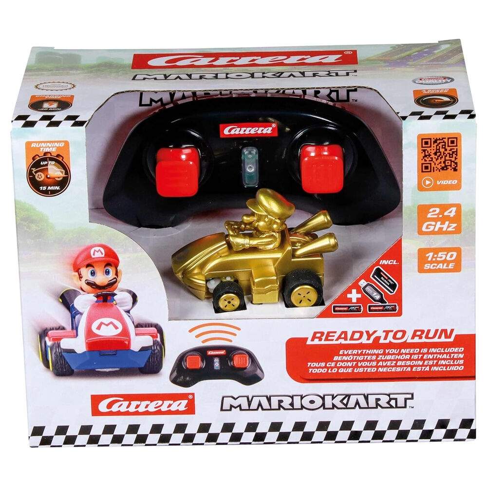 Mario Kart Mario Gold Radiostyrd bil | Hem & Hobby | Pryloteket
